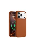 موبكوس Mobcos iPhone 17 Pro Max Leather Tan